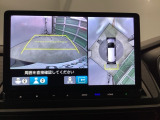 マルチビューカメラを搭載ですので、まるで見下ろし映像のように車両の周囲を確認できます。