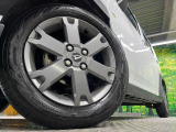 【純正15インチアルミホイール】外観にマッチした純正アルミホイールを装着しております。各種社外アルミホイールや、スタッドレスタイヤも取扱いしております。是非ご相談ください♪