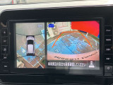 アラウンドビューモニター装備。前後左右4つのカメラから解析した、まるで上から車を見たような画像が映し出され、車の死角や駐車場の線も確認ができるようになります。日産の先進装備の1つです。