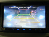 バックカメラの画像です。ガイドラインがスムースな車庫入れをサポートいたします!車庫入れの安心感がアップしますね☆