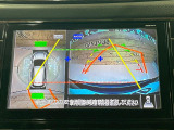 【アラウンドビューモニター】専用のカメラにより、上から見下ろしたような視点で360度クルマの周囲を確認することができます☆死角部分も確認しやすく、狭い場所での切り返しや駐車もスムーズに行えます。