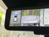 【アラウンドビューモニター】専用のカメラにより、上から見下ろしたような視点で360度クルマの周囲を確認することができます☆死角部分も確認しやすく、狭い場所での切り返しや駐車もスムーズに行えます。