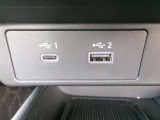 USB入力端子が装備されています。(タイプA,タイプC)それぞれ対応しています。