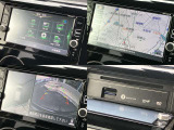安心の純正ナビです。CD録音・DVD再生・Bluetooth接続対応です。アラウンドビューモニターが映ります。