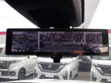 【日産のスマート・ルームミラーは内蔵モニターで後方の状況をクリアな画像で確認でき、通常のルームミラーに切り替えて後席の様子を確認することもできます。