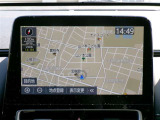 標準装備のディスプレイオーディオ付きです。ナビゲーション機能を装備しています。