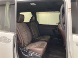 後席シートもゆったりとした乗り心地です。