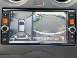 上から見たような画像で車庫入れなどに便利なアラウンドビューモニター