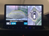 マルチビューカメラを搭載ですので、まるで見下ろし映像のように車両の周囲を確認できます。