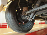 左リア足回りです。
