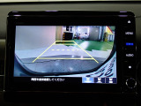 バックも安心のリアカメラ付いています。リアカメラがあると、いつでも安全にバックできますね。死角も減ります。3ビュー切り替え、ガイド線表示なので便利です。