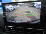 ステアリングガイド付純正バックモニター