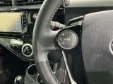 ステアリングスイッチ装備!運転しながら手元でオーディオの操作などができます。