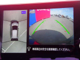 上からの視点で狭い駐車場への駐車などに役立つアラウンドビューモニターです♪