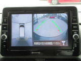 【全周囲カメラ】上が丸見え!! 駐車時に周りの様子が見えます。駐車時も安心ですよ!!