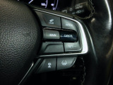 ハンドル右側にはクルーズコントロールのスイッチが装備され運転中の操作も安心して行えます。
