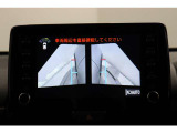全周囲カメラ付いてます。フロント左右の映像