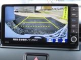 リアワイドカメラシステム!従来の視野に加えて、後方側方を約180&deg;まで見えるワイドビューと、後方を真上から見たような視野で駐車時などに便利なトップダウンビューの3つの視野があります!