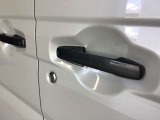 ドアハンドルのスイッチを押すとスムーズにドアが開閉しますよ☆またバックカメラも目立たずデザイン性に優れています