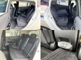 後席も広々で大人が4人乗っても余裕です。シートは6:4分割可倒式です。USB電源ポート装備です。