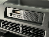 【ラジオデッキ】AM/FM対応!ラジオを聴きながら、運転中もリラックス♪