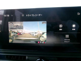 純新ドライブレコーダー装備。モニターで確認できます。