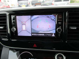 アラウンドビューモニターはナビ画面で確認出来ます