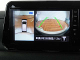 アラウンドビュー☆空から見下ろすような視点で、スムーズな駐車と安全確認をサポート!運転の心強い味方になってくれます♪