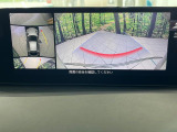 【360&deg;ビューモニター】専用のカメラにより、上から見下ろしたような視点で360度クルマの周囲を確認することができます☆死角部分も確認しやすく、狭い場所での切り返しや駐車もスムーズに行えます。