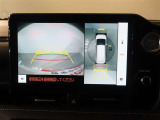 バック時の運転をサポートするバックガイドモニター&パノラミックビューモニター付