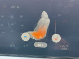 【ここがポイント!】運転席と助手席にはシートエアコンが装備されています。寒い冬はシートが温かくなり、暑い夏にはシートがひんやりと冷たくなります。後部席にはシートヒーターが装備されています。