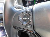 オーディオ操作スイッチもハンドルに装備しています。画面タッチしなくても操作できますので、運転に集中できます。