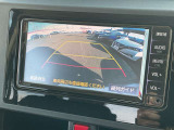 駐車時に便利なバックモニター付きです。これで馴れない場所での駐車も安心ですね。