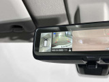 バックミラーにアラウンドビューモニターの表示も可能です!