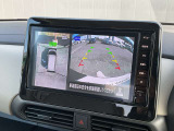 空から車を見たような「アラウンドビューモニター」!車の周りが一目で確認できるので、小さなお子様や障害物があっても安心して乗ることができます♪