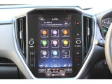 11.6インチセンターインフォメーションディスプレイ装備、車の設定・エアコン操作・オーディオなどタッチパネルで操作、ラジオ・TV・USB、Bluetooth再生、AppleCarplayなどにも対応