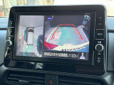 空から車を見たような「アラウンドビューモニター」!車の周りが一目で確認できるので、小さなお子様や障害物があっても安心して乗ることができます♪
