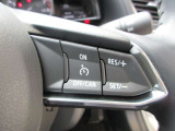 アクセルペダルを踏まなくても車速を約30から100km/hの間に設定できる装置です。高速道路、加速/減速の繰り返しが少ない自動車道などで使用すると、とても快適なドライブができますね♪