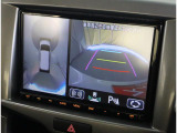 全方位カメラ装備☆前後左右4つのカメラが上から見ているように映すので安心して駐車できます♪