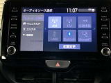 FM,AM、メディアプレイヤーの接続、ブルートゥースオーディオなどが楽しめます。