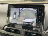 空から車を見たような「アラウンドビューモニター」!車の周りが一目で確認できるので、小さなお子様や障害物があっても安心して乗ることができます♪