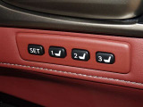 運転席のパワーシートは3名様分までメモリー機能付きです。