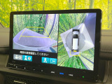 【マルチビューカメラシステム】専用のカメラにより、上から見下ろしたような視点で360度クルマの周囲を確認することができます☆死角部分も確認しやすく、狭い場所での切り返しや駐車もスムーズに行えます。
