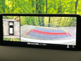 【360&deg;ビューモニター】専用のカメラにより、上から見下ろしたような視点で360度クルマの周囲を確認することができます☆死角部分も確認しやすく、狭い場所での切り返しや駐車もスムーズに行えます。