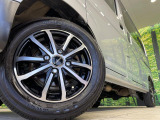 【13インチアルミホイール】外観にマッチしたアルミホイールを装着しております。各種アルミホイールや、スタッドレスタイヤも取扱いしております。是非ご相談ください♪