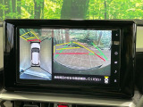 【パノラミックビューモニター】専用のカメラにより、上から見下ろしたような視点で360度クルマの周囲を確認することができます☆死角部分も確認しやすく、狭い場所での切り返しや駐車もスムーズに行えます。