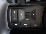 ステアリングスイッチでオーディオなど、各種操作が可能です。
