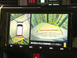 【パノラミックビューモニター】専用のカメラにより、上から見下ろしたような視点で360度クルマの周囲を確認することができます☆死角部分も確認しやすく、狭い場所での切り返しや駐車もスムーズに行えます。