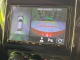 【全方位モニター用カメラ】専用のカメラにより、上から見下ろしたような視点で360度クルマの周囲を確認することができます☆死角部分も確認しやすく、狭い場所での切り返しや駐車もスムーズに行えます。