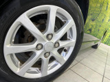 【純正14インチアルミホイール】外観にマッチした純正アルミホイールを装着しております。各種社外アルミホイールや、スタッドレスタイヤも取扱いしております。是非ご相談ください♪